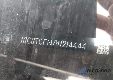 2019 Chevrolet Colorado Lt from USA, damaged, VIN 1GCGTCEN7K1214444